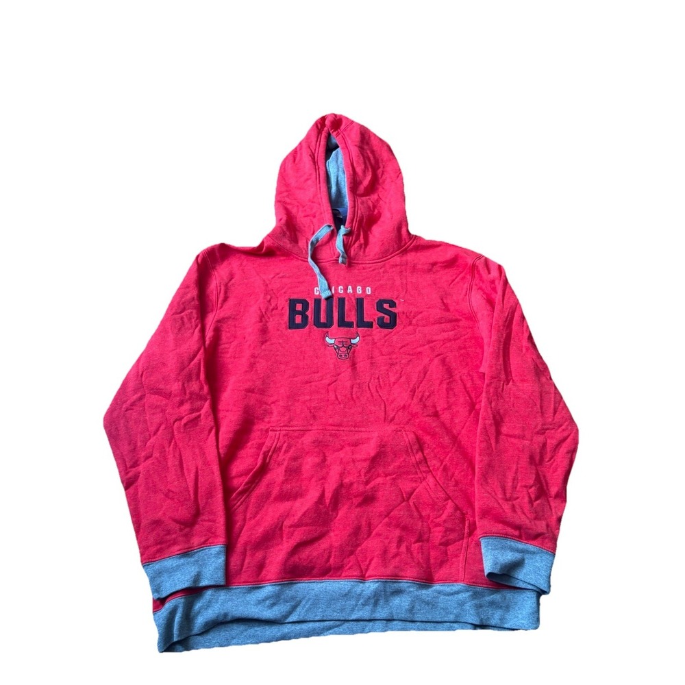 Chicago Bulls Hoodie Mens XXL Fanatics NEW Red
